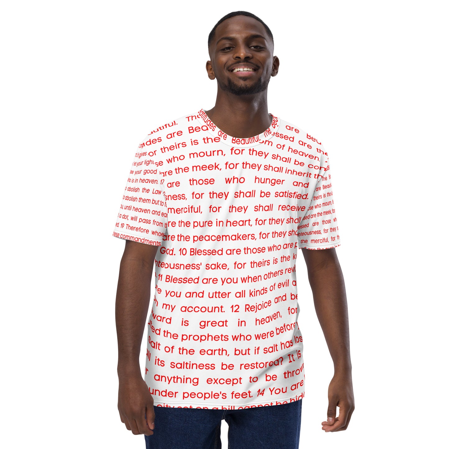 The Beatitudes All Over Print Men's t-shirt
