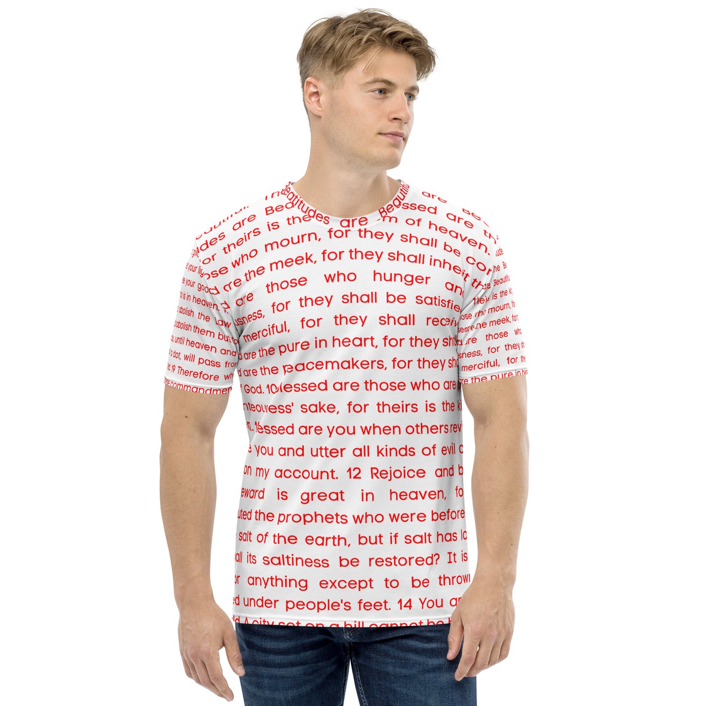 The Beatitudes All Over Print Men's t-shirt