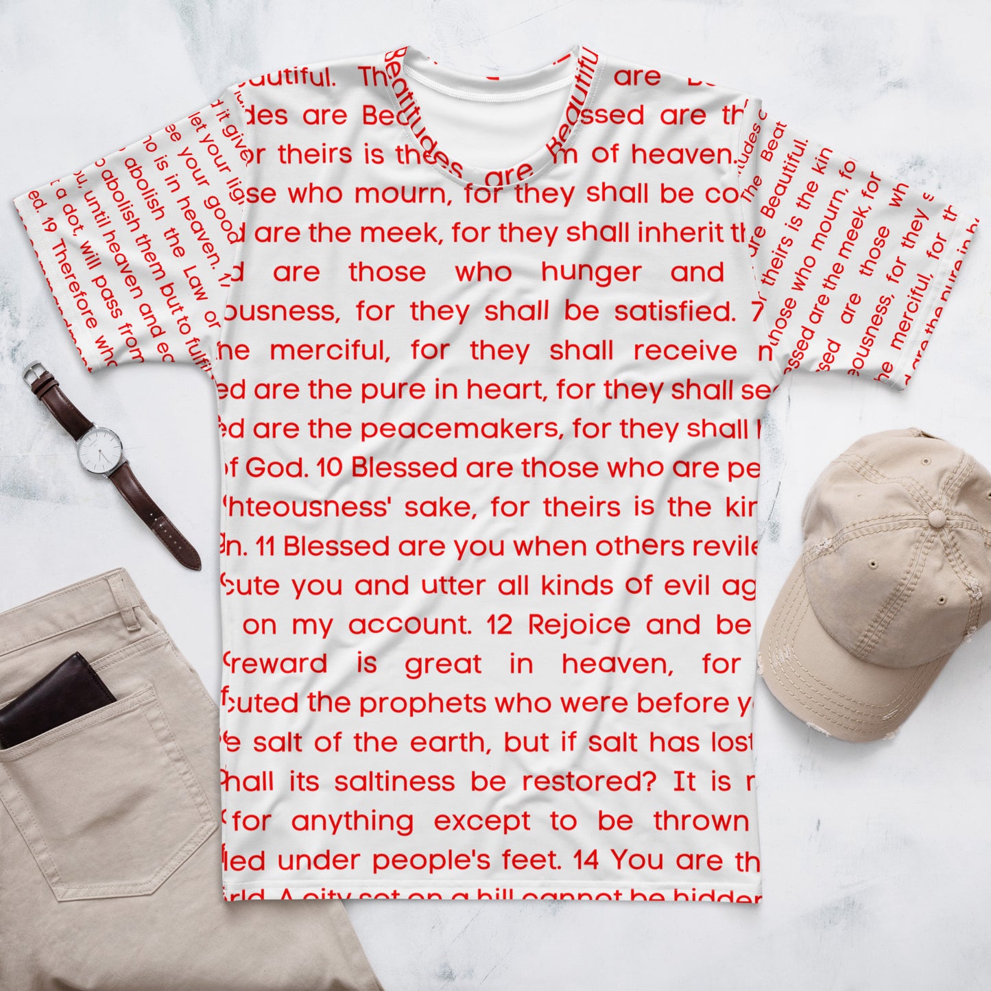 The Beatitudes All Over Print Men's t-shirt