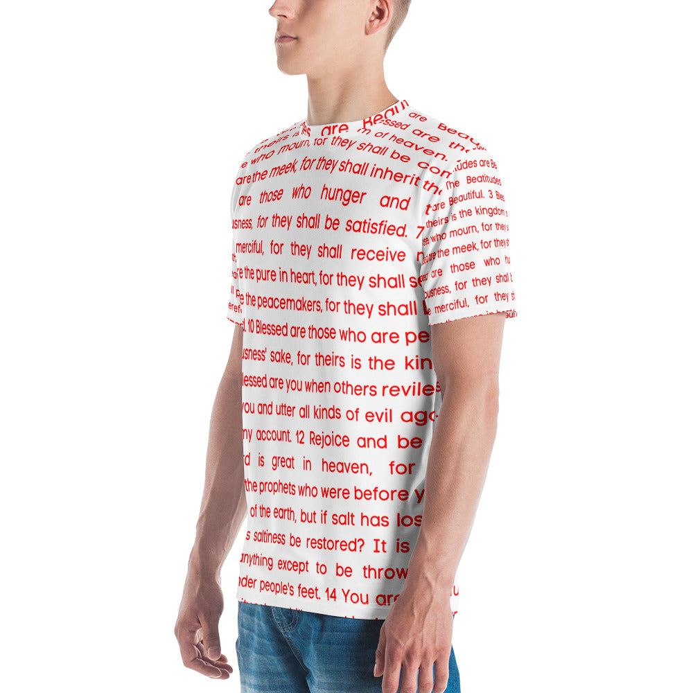 The Beatitudes All Over Print Men's t-shirt