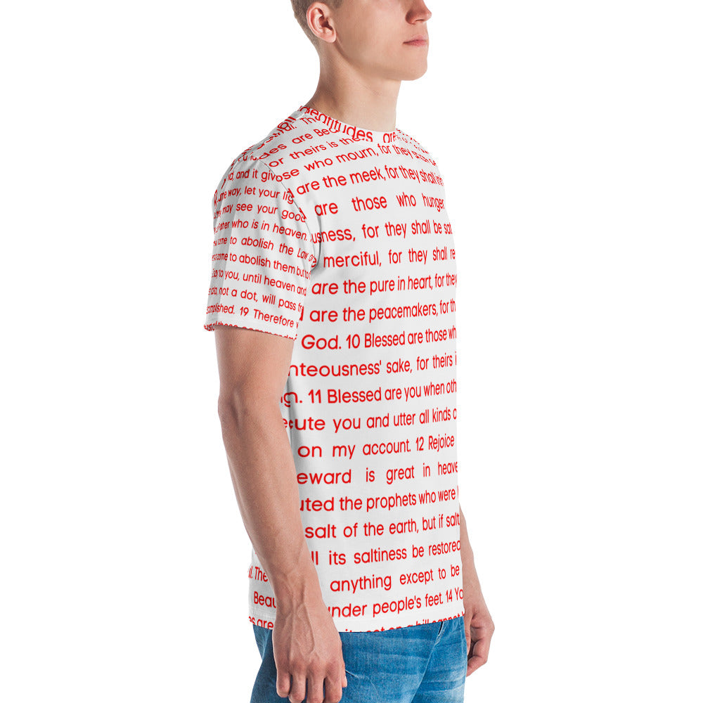 The Beatitudes All Over Print Men's t-shirt